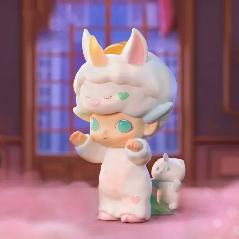 

POP MART DIMOO: No One's Gonna Sleep Tonight Series слепая коробка Guess Bag Mystery Box Toys Doll Cute Anime Figure Desktop Gift