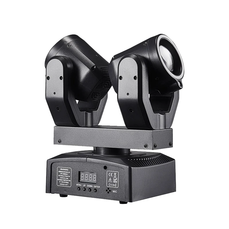 DMX512 Doppelkopf Moving Head Beam Laserlicht mit Lichtstreifen-Effekten Bühnenbeleuchtung DJ Disco Nachtclub Weihnachten Geburtstag Tanz Musikshow Party-Lichter
