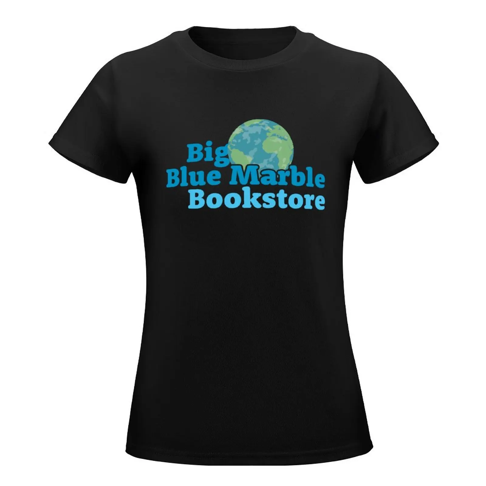 Big Blue Marble Bookstore T-Shirt Aesthetic clothing summer tops Womens graphic t shirts