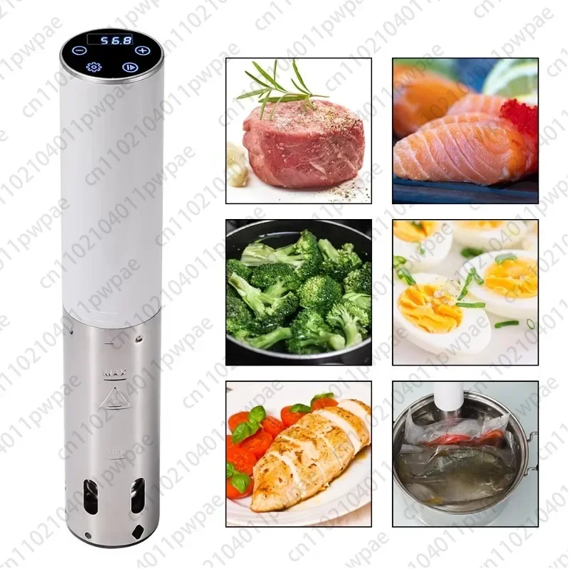 Sous Vide Cooker Immersion Circulator Rapid Heating with Touchscreen Precise Temperature and Time Control
