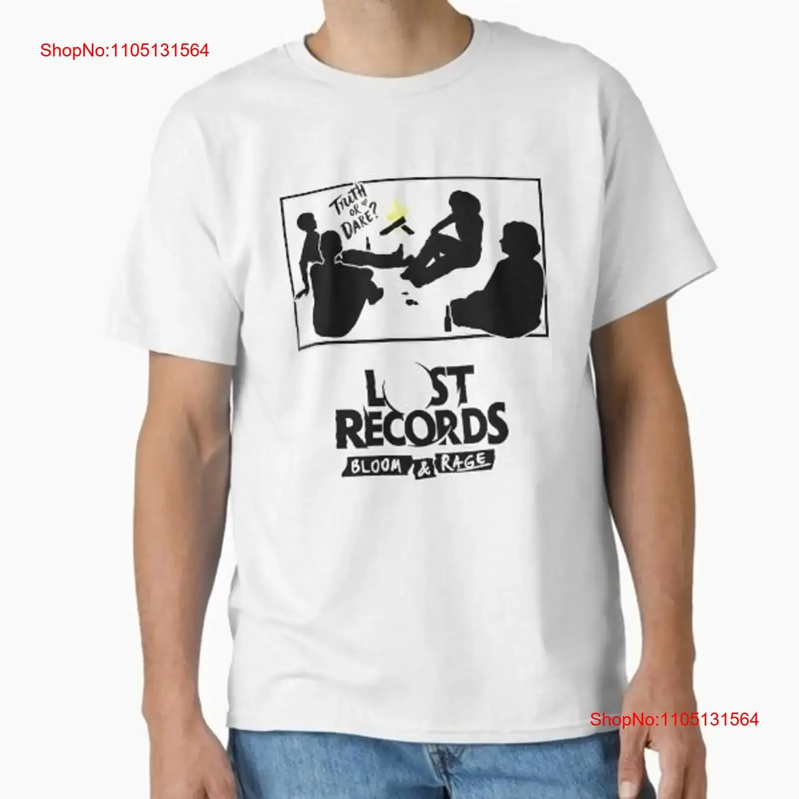 Lost Records Bloom and Rage Truth or Dare s t-shirt fabriqué aux États-Unis AUS taille 2XL vintage lavé confortable étiré mode