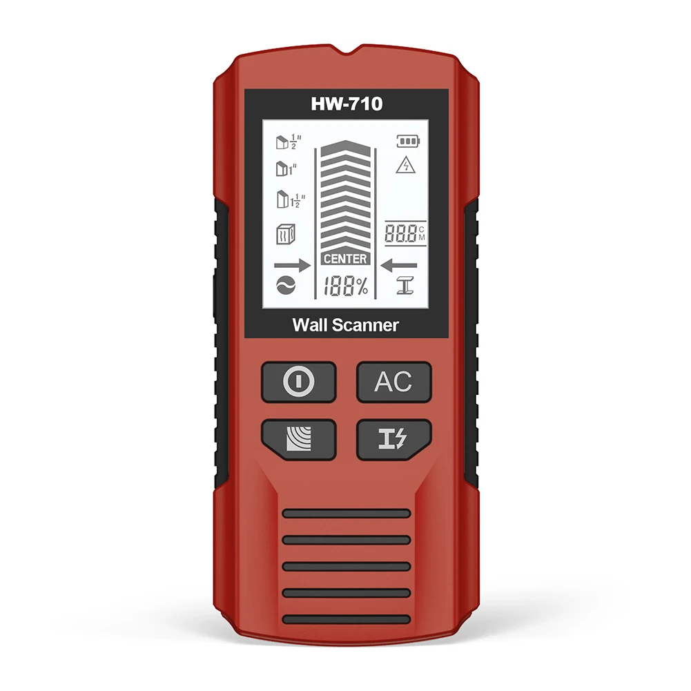 6-in-1 Stud Finder Wall Scanner Electronic Stud Detector Backlight Stud Locator for 1-1/2Inch Drywall Stud Center Detect