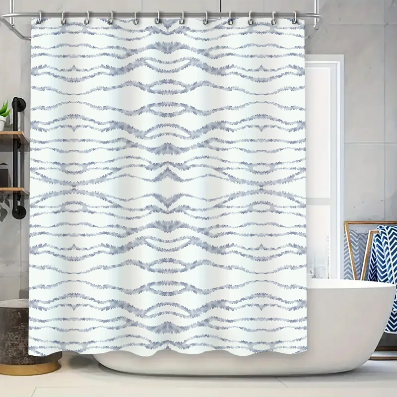 

Modern Checkered Bath Shower Curtain Polyester Fabric Bathroom Decor Waterproof 72x84 Inches for Home Decoration Red White Black