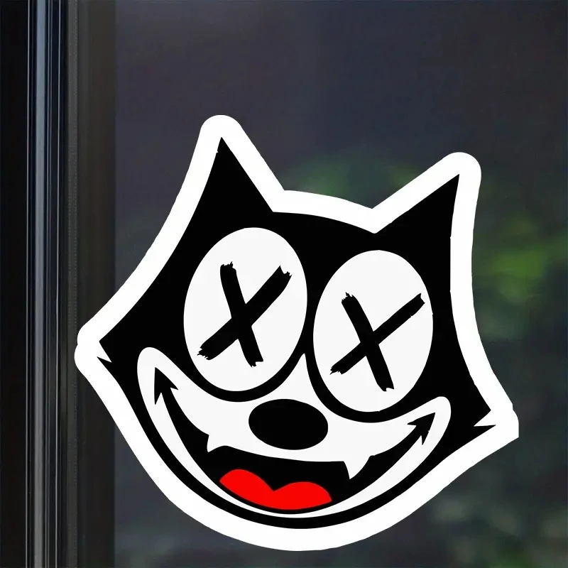 Evil Felix The Cat - Waterproof Vinyl Decal Sticker For Cars, Laptops, Windows & Bumpers