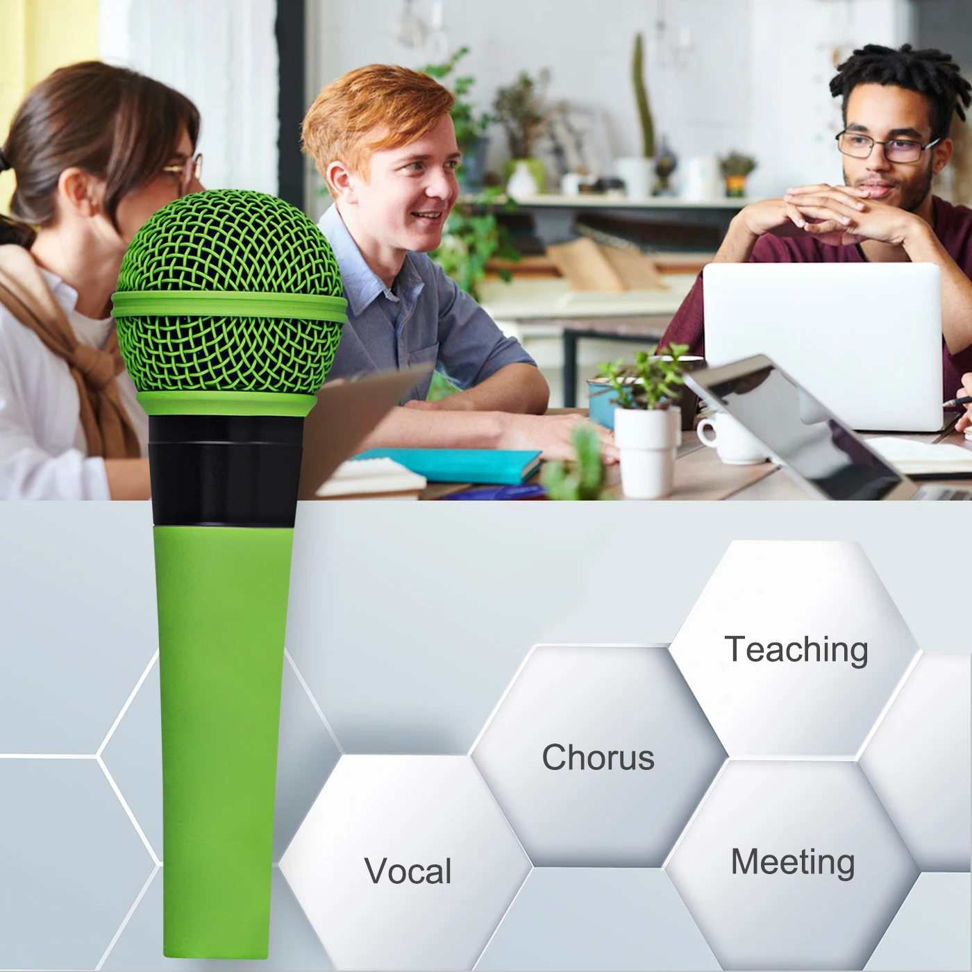 Dynamic Professional Metal Handheld Microphone, 2PCS Dazzling Color SM58LM For Singing Party Karaoke Live Sound Card no cable