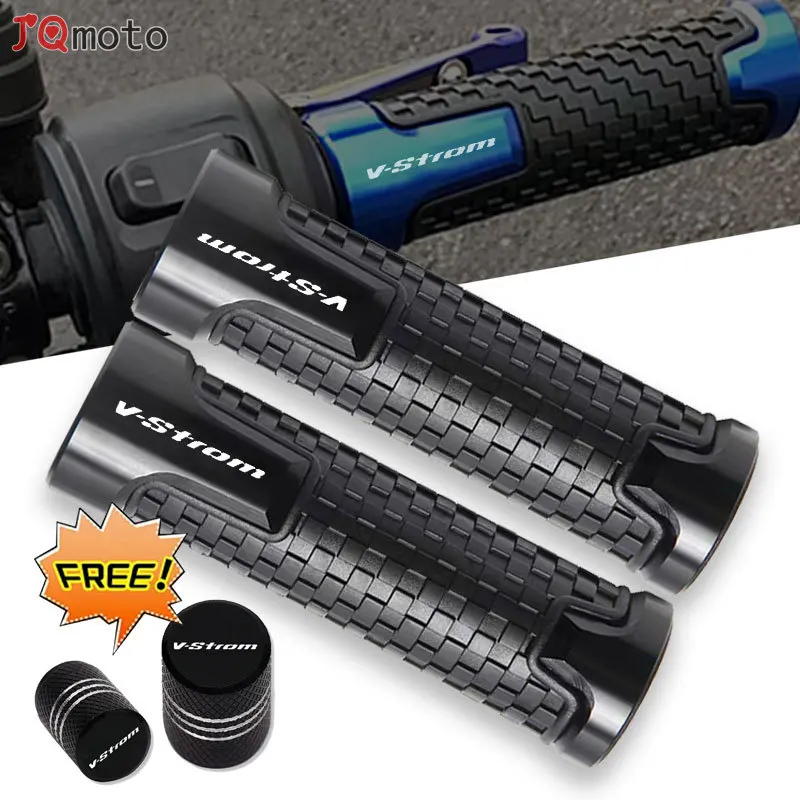 

For SUZUKI VSTROM DL250 DL650 V-Strom DL1000 DL 650/XT 1000/XT Motorcycle Accessories Non Slip Handlebar Grip CNC Hand Bar Grips