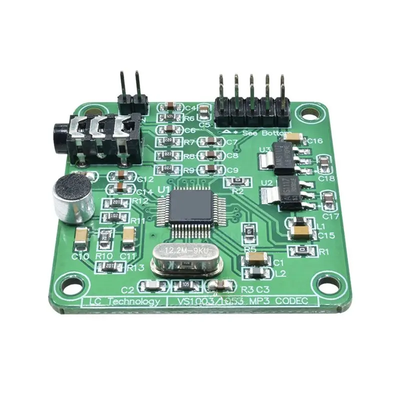 A97I-SPI Interface OGG Encoding Recording Control Signal Filter VS1053 MP3 Module Development Board W/On-Board Recording