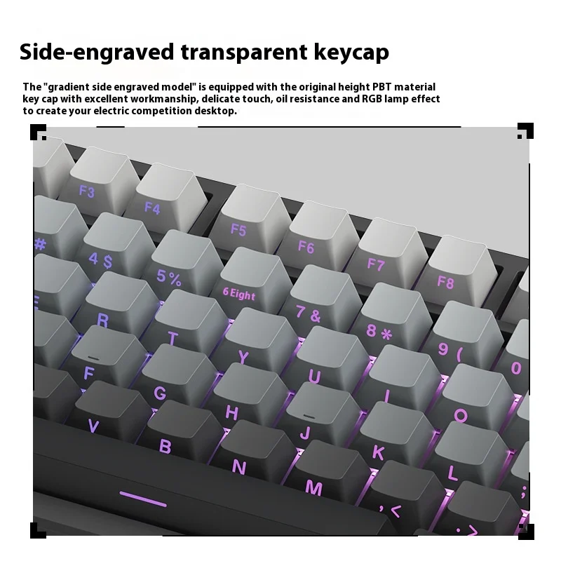 Imagem -02 - Teclado Mecânico do Eixo Magnético Vag 75 rt Wired Gaming Keyboard Baixa Latência Hot Swappable Rgb Presentes pc Gamer