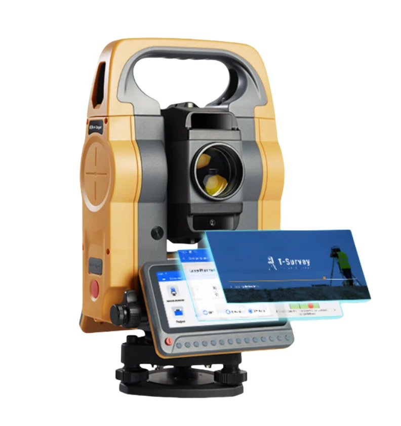 Hi-traget HTS-720/ZTS-720 Android Total Station 5.5 Display and Test Software for CAD Looming Measurement Total Station
