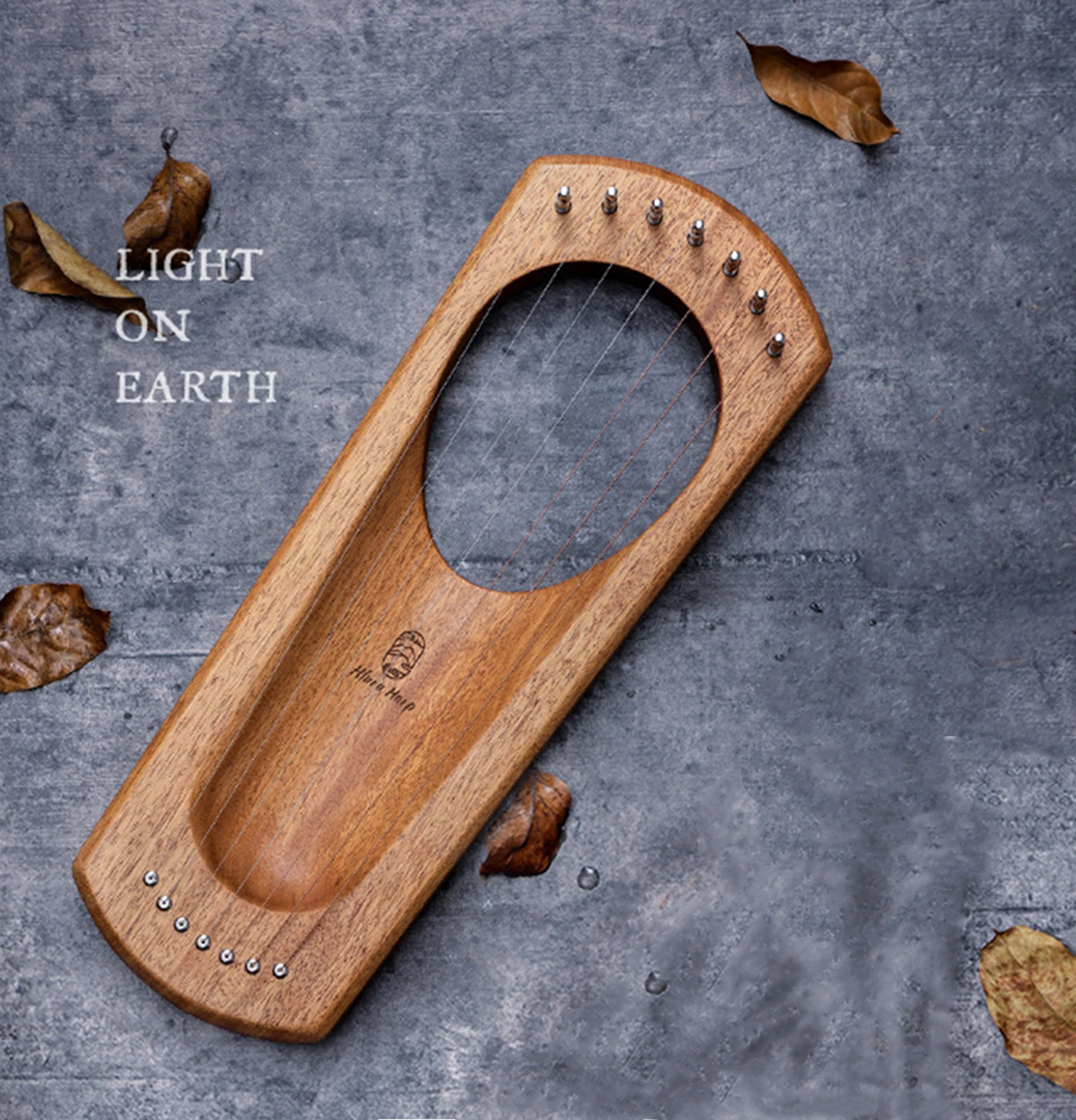 Lyre-Harfe aus Buchenholz mit  – Musical Instrument Lyre Bewertung und Preis