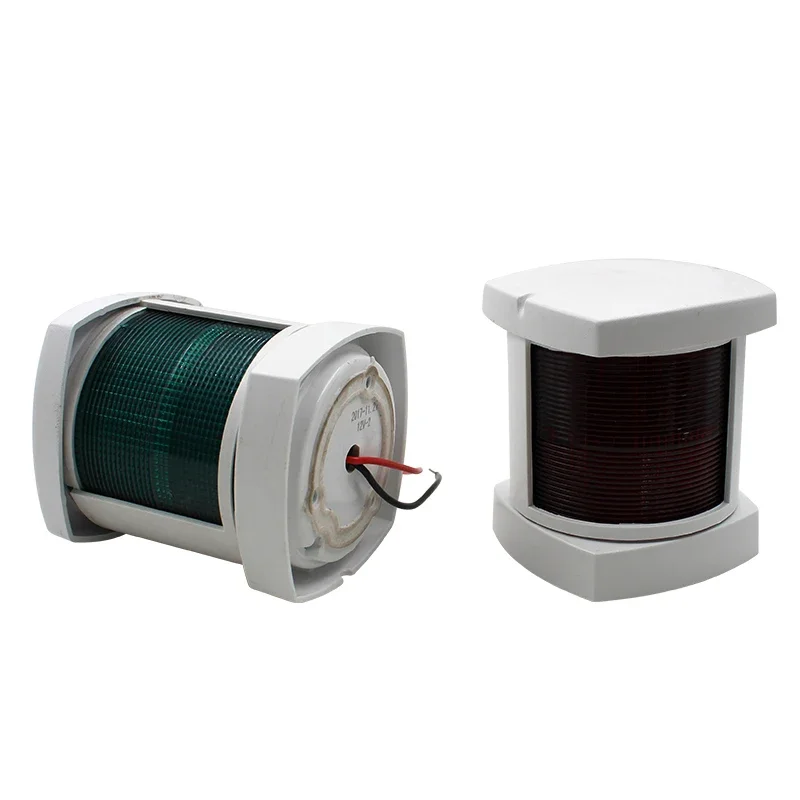 Marine Boat RV Seitennavigationslicht Rot Grün LED-Licht 12V