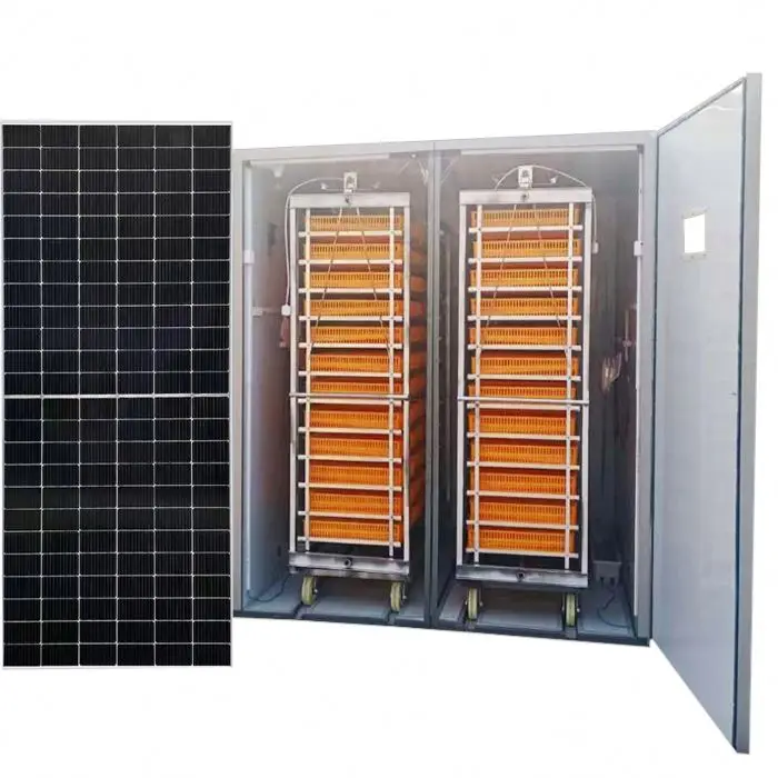 New China Industrial Automatic Solar Setter Incubator 8448 Egg Hatching Capacity For Home Use 98% Hatching Rate Turkey