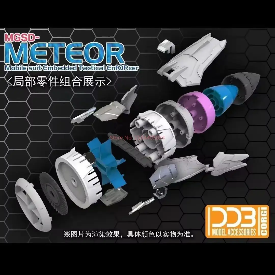 La nueva mochila de vuelo de meteorito Ddb Mgsd es adecuada para la mayoría de Mgsd Hg Rg y otros modelos a escala 1/144, adorno, regalos de vacaciones para niños, juguetes