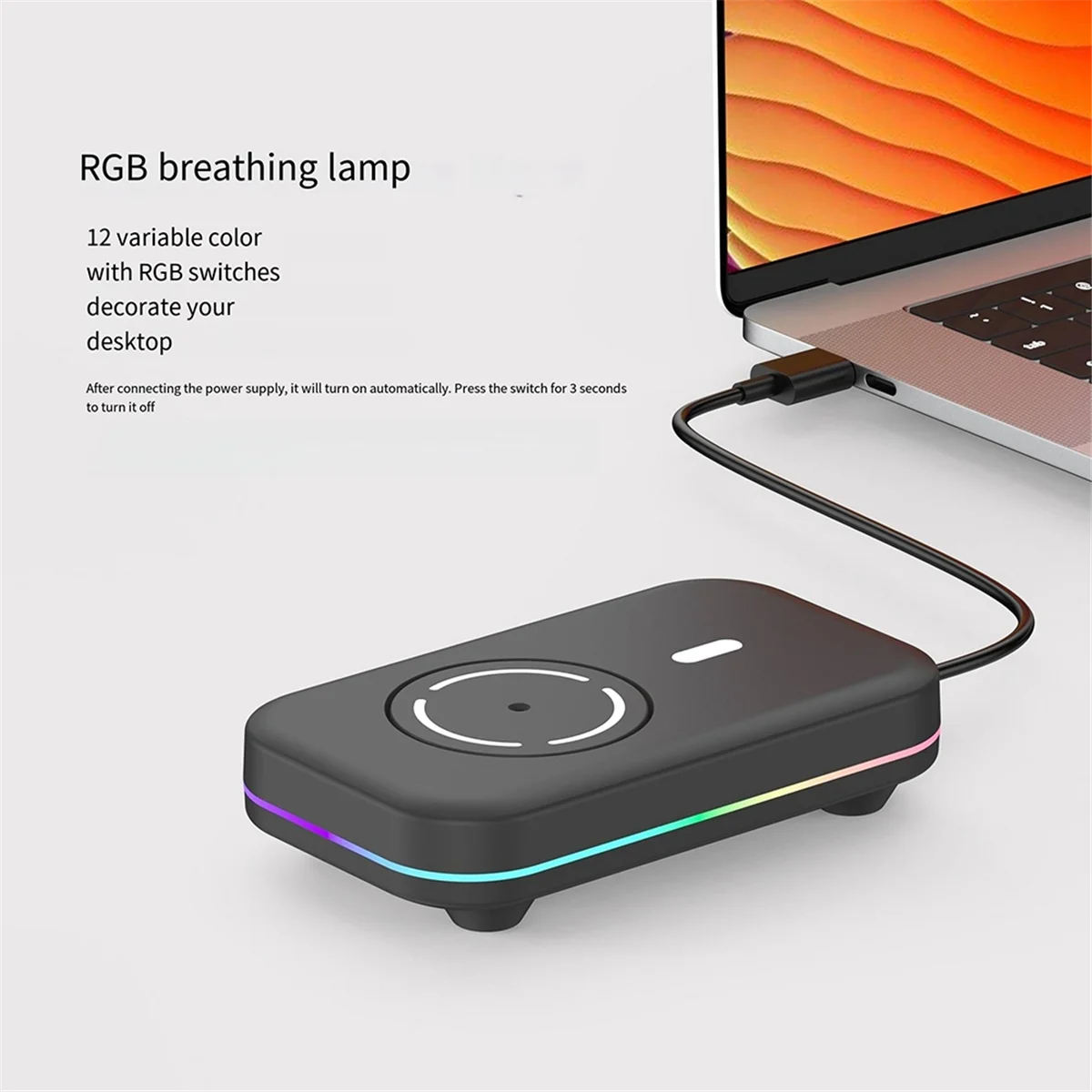 Hot! Mouse Mover Jiggler On/Off Switch Mouse Shaker 4 Modes Mouse Moving Device Type-C Port Keeping PC Active & Secure