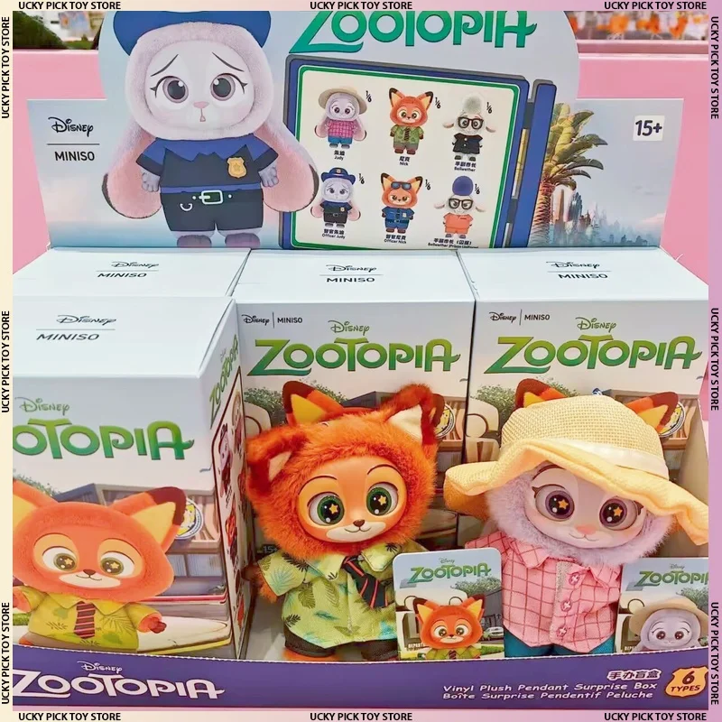 

Original Zootopia Judy Rabbit & Nick Fox Sheep Mystery Figurine Blind Box 2025 New Genuine Anime Toy Model Collection For Kids