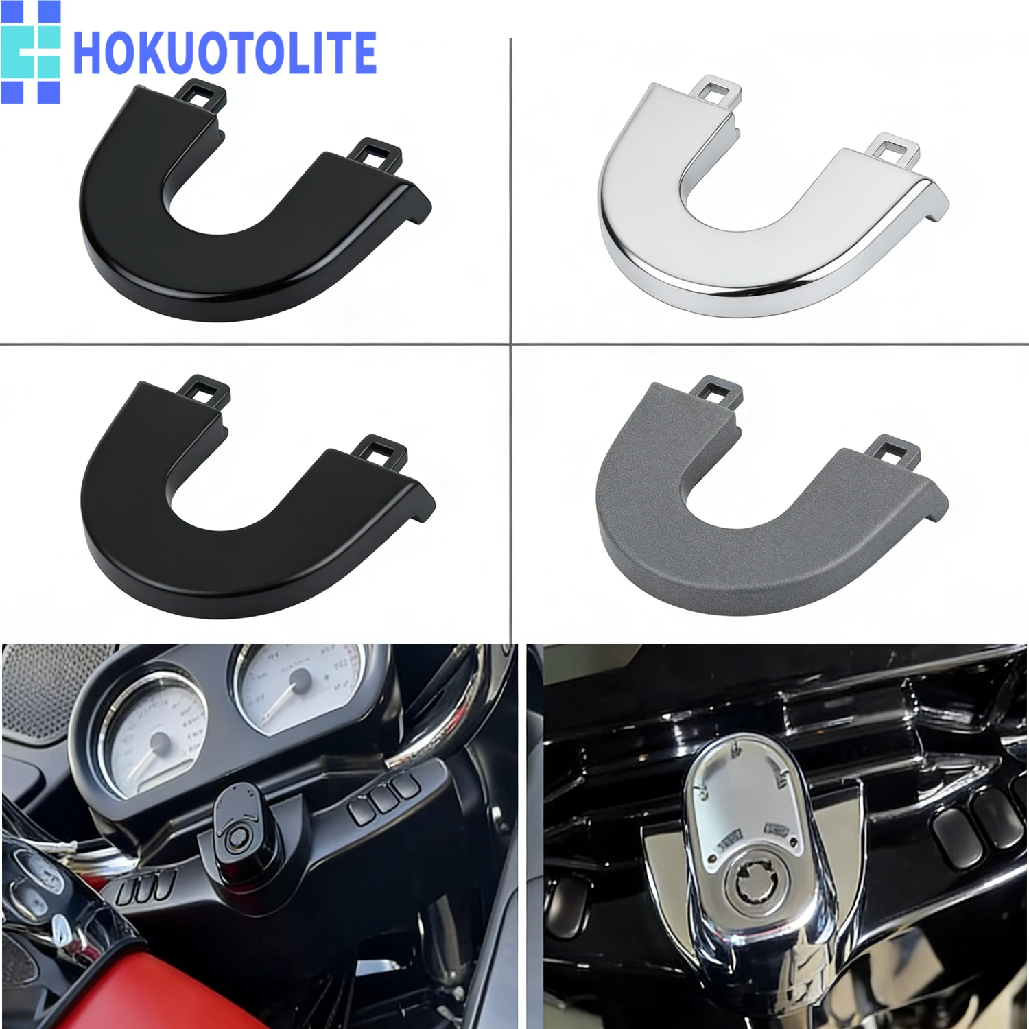 

Motorcycle Ignition Switch Panel Trim Cover Accessories For Harley Touring Road Glide CVO FLTRX FLTRXSE FLTRU FLTRK 2015-2025