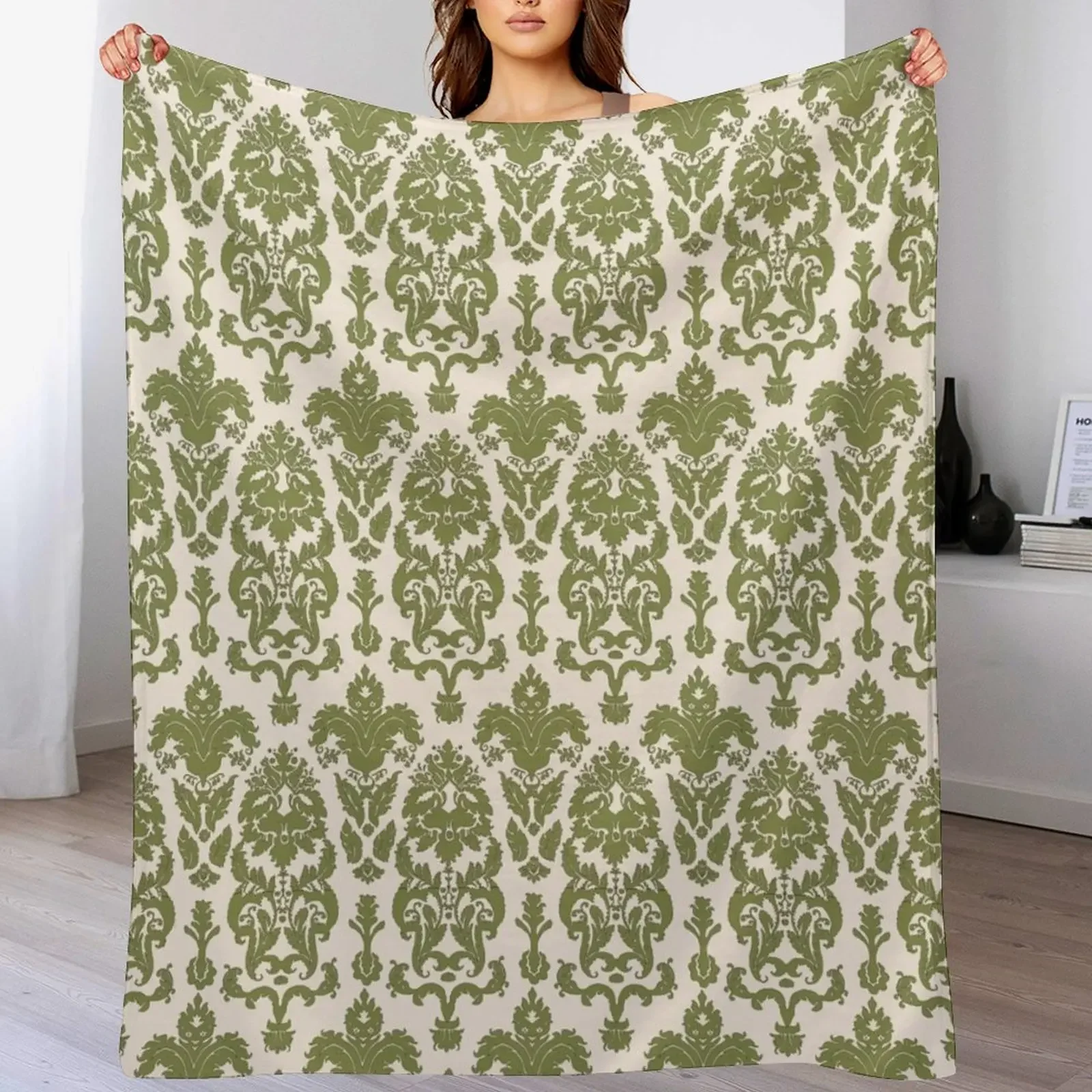 The Sound of Music The Von Trapp Curtain Pattern Design Throw Blanket Color Fast Cozy Throw Blanket