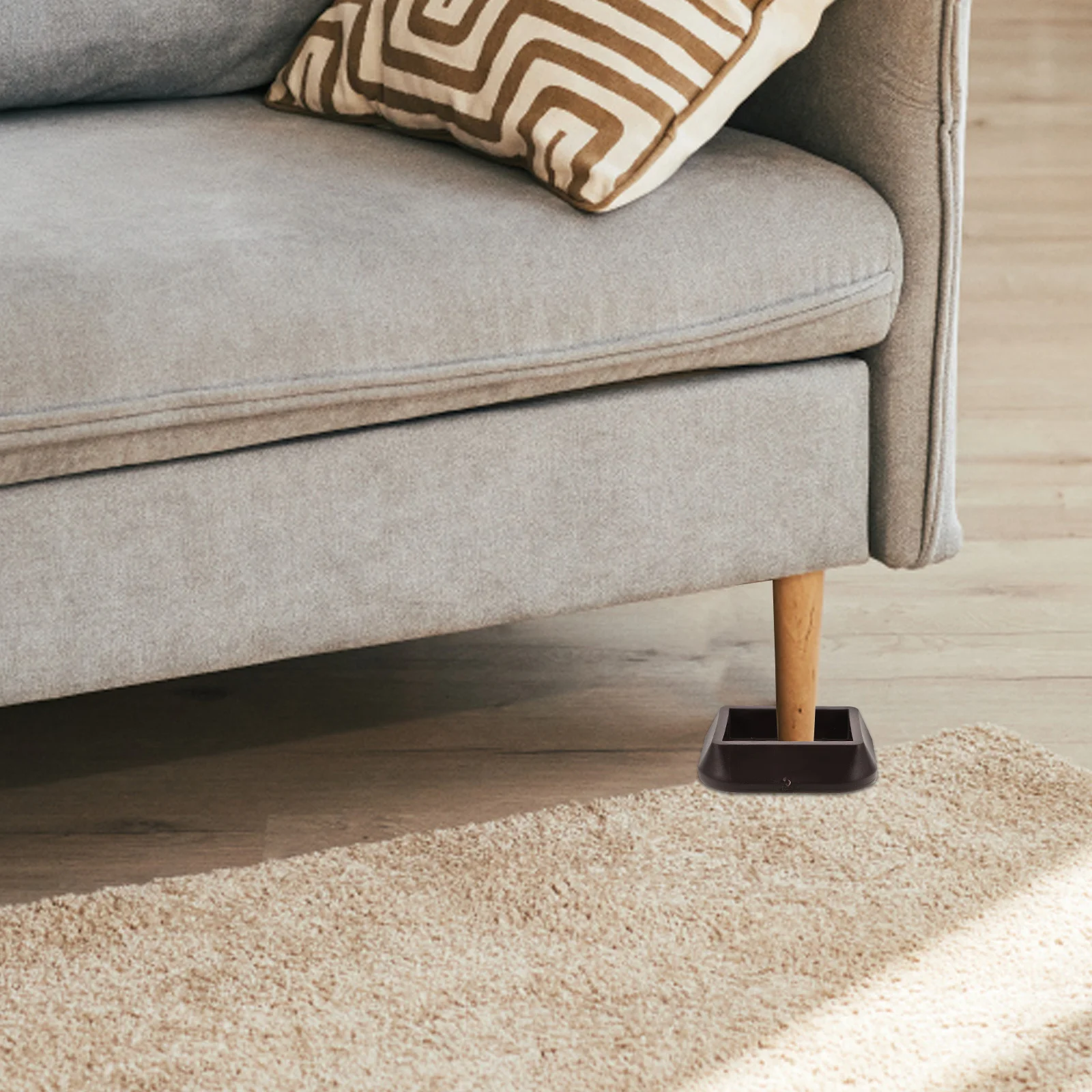 

8Pcs Non Skid Furniture Pads Universal Wheel Stopper for Chairs Tables Beds Anti Slip Floor Protectors Easy to Use Furniture