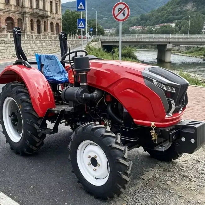 

Customized Dual CE/EMC Certified Farm Rotary Tiller Tractor, Four-wheel Cultivator, All-terrain Tilling Equipment