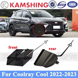 CAPQX Front Rear Bumper Tow Hook Cover Lid For Geely Coolray Cool Proton X50 2022-2023 Trailer Cover Garnish Lid Towing Shell