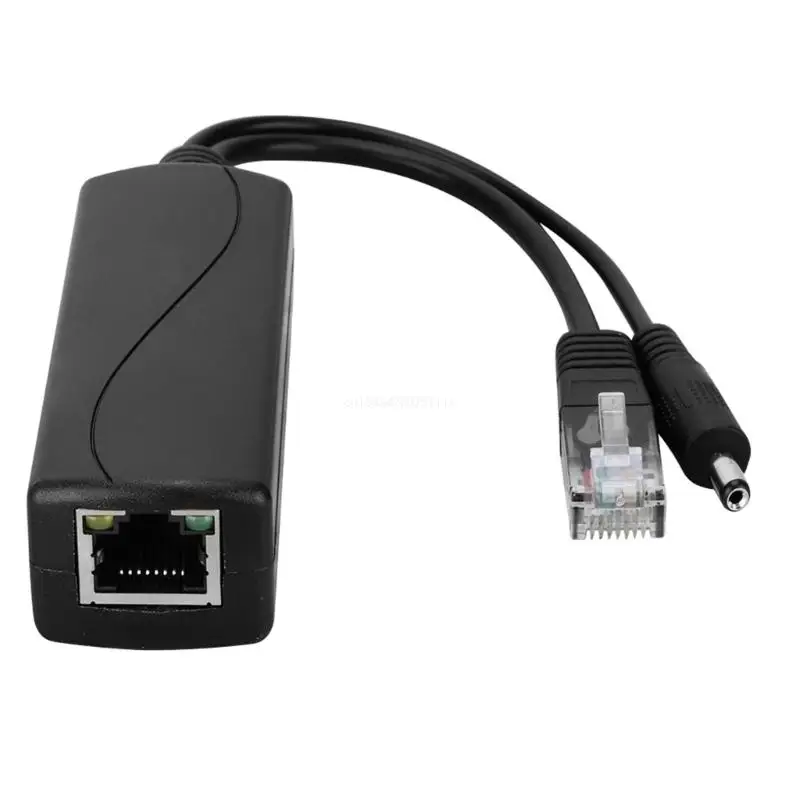 DC48V Input To DC5V Output POE Splitter POE Injector MicroUSB Type C DC5.5x2.1mm DC3.5x1.35mm For IP DropShipping