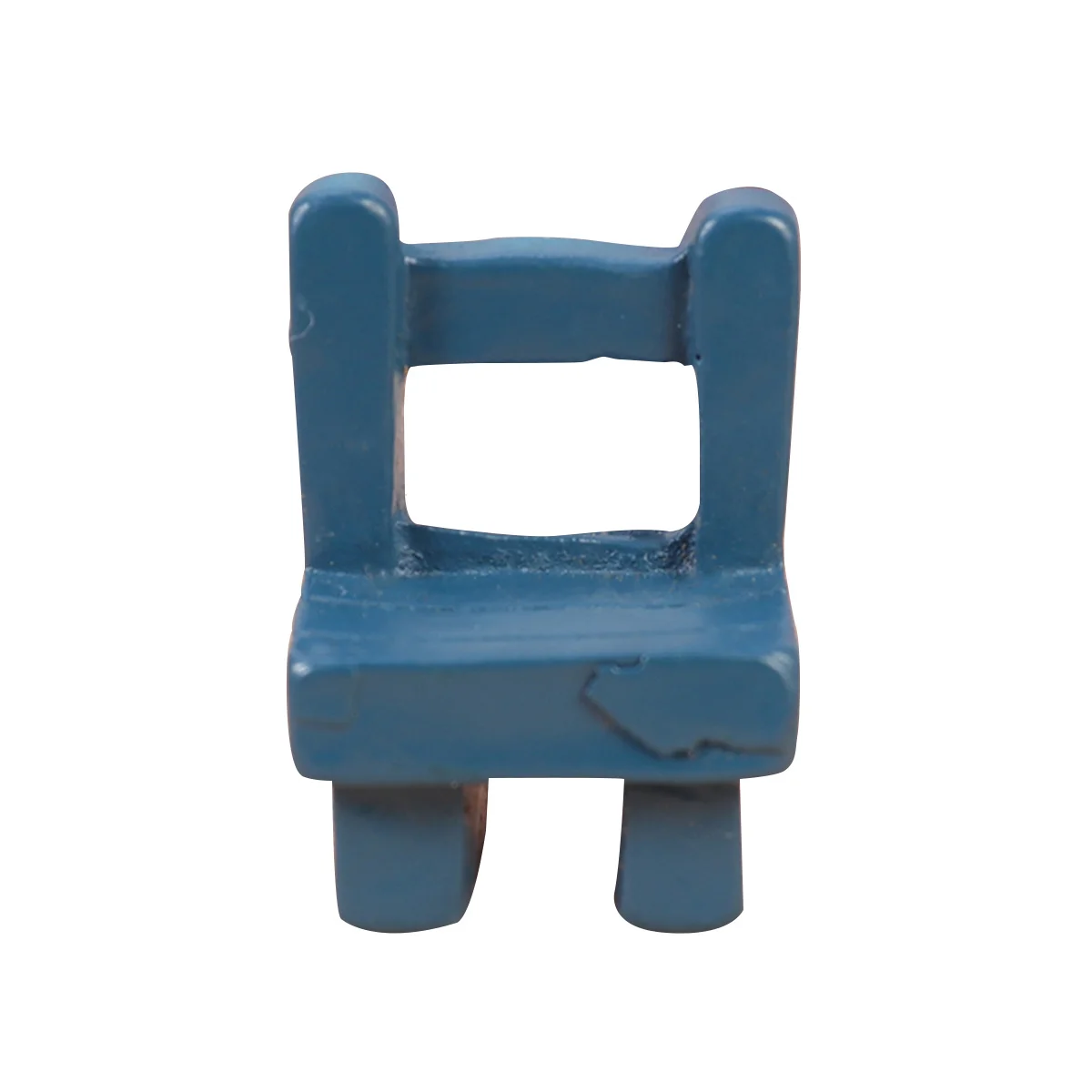 

Mini Resin Stool Chair Solid Color Durable Creative Miniature Landscape Ornament for Succulent Moss Garden Decoration