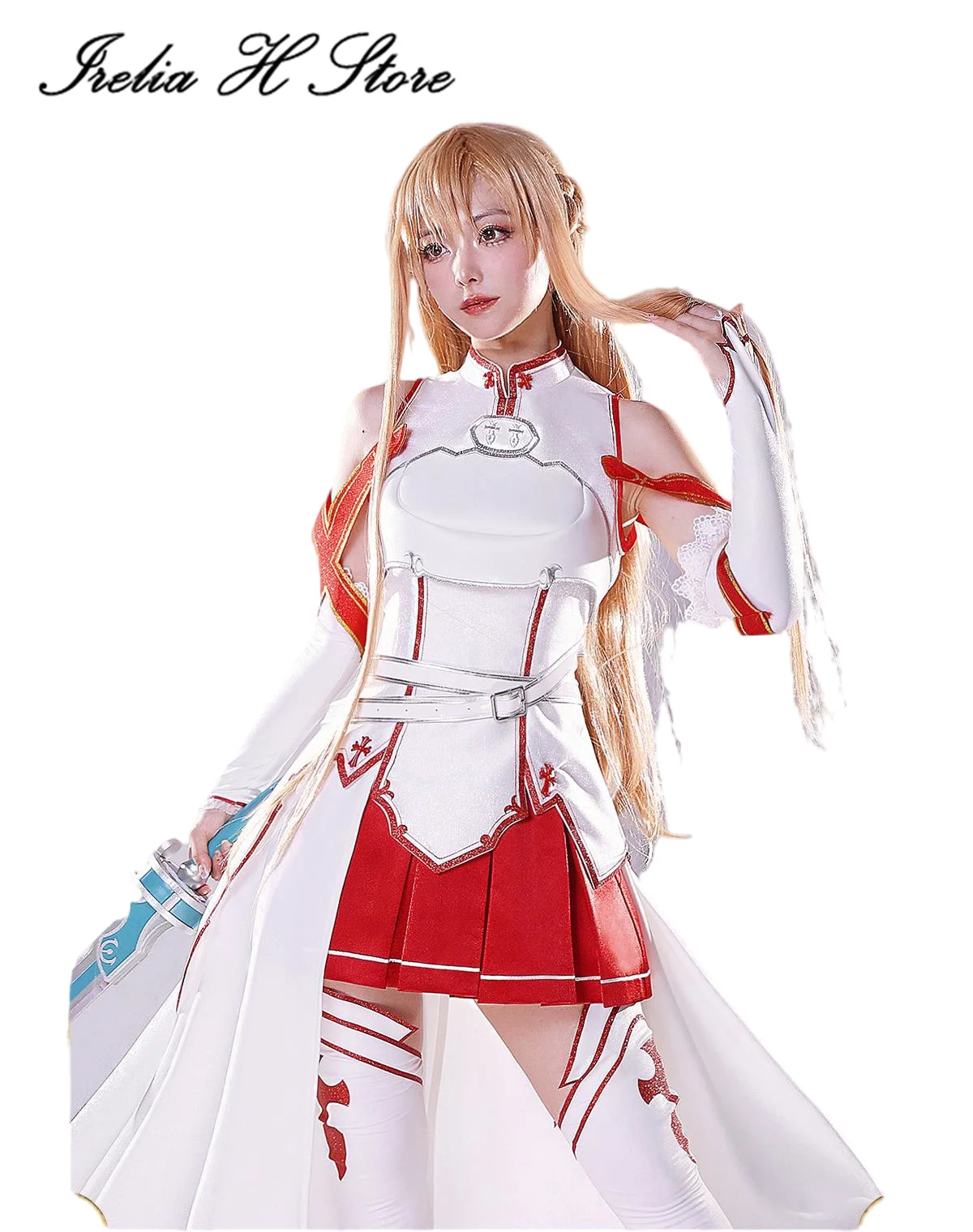 

Irelia H магазин меч искусство онлайн горничная Юки костюм Asuna для косплея (костюмированных игр) Костюм Аниме Yuuki Asuna платье костюмы на Хэллоуин