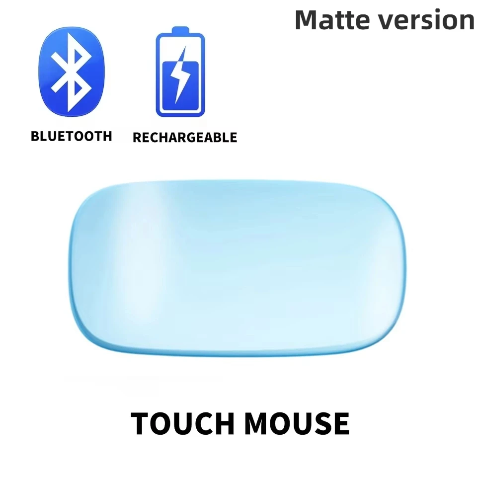 DIXSG Neue kabellose Bluetooth-Magic-Computermaus, wiederaufladbar, Touch, schlank, ergonomisch, Dual-Modus, leise, PC-Maus für Apple MacBook Air 5