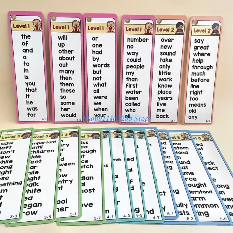 G88D Word Lists Flashcards High Frequency Sight Words Double Sided Vocabulary Flashcards For Students Teachers