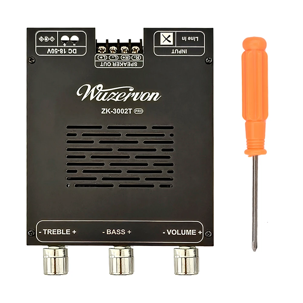 ZK-3002T PRO DC 18-50V Bluetooth Amplifier Board with Subwoofer