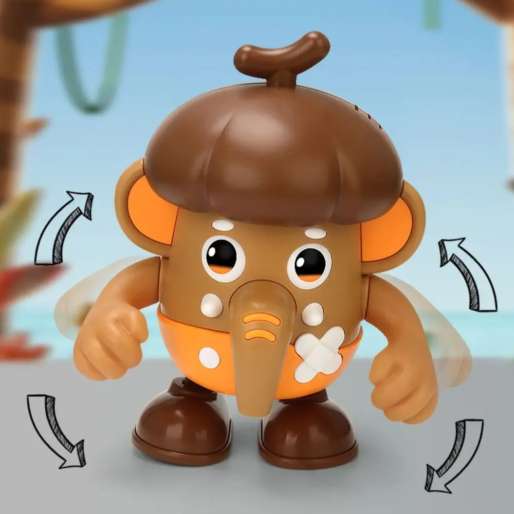 Plástico crianças brinquedo de dança interativo simulação balançando batatas fritas brinquedos de dança elétrica coleção led cantando brinquedos musicais