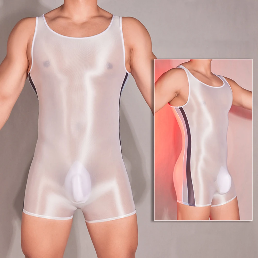 Comfy แฟชั่นชุดลําลองชุดจั๊มสูทกางเกงในชุดชั้นในคลาสสิกฟิตเนสเคลือบเงาชุดชั้นในยืดหยุ่นสูงน้ํามันเงา