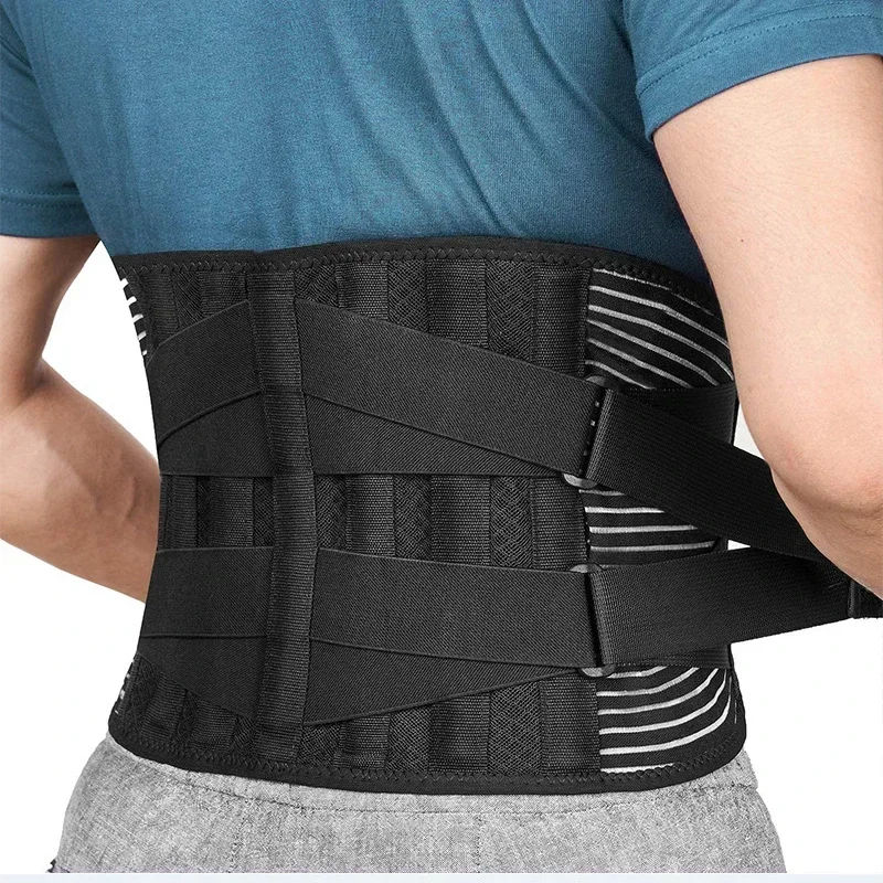 Hot sale Back Braces Waist Belt Men Women Work Lower Back Pain Relief Breathable Anti-skid Spine Lumbar Support Belt