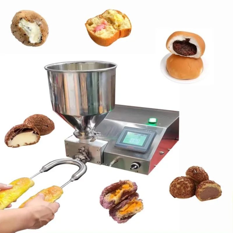 Hot Sale Cheap Factory Price Filler Machine Cream Puff Automatic Multifunction Double Headed Cream Puff Machine
