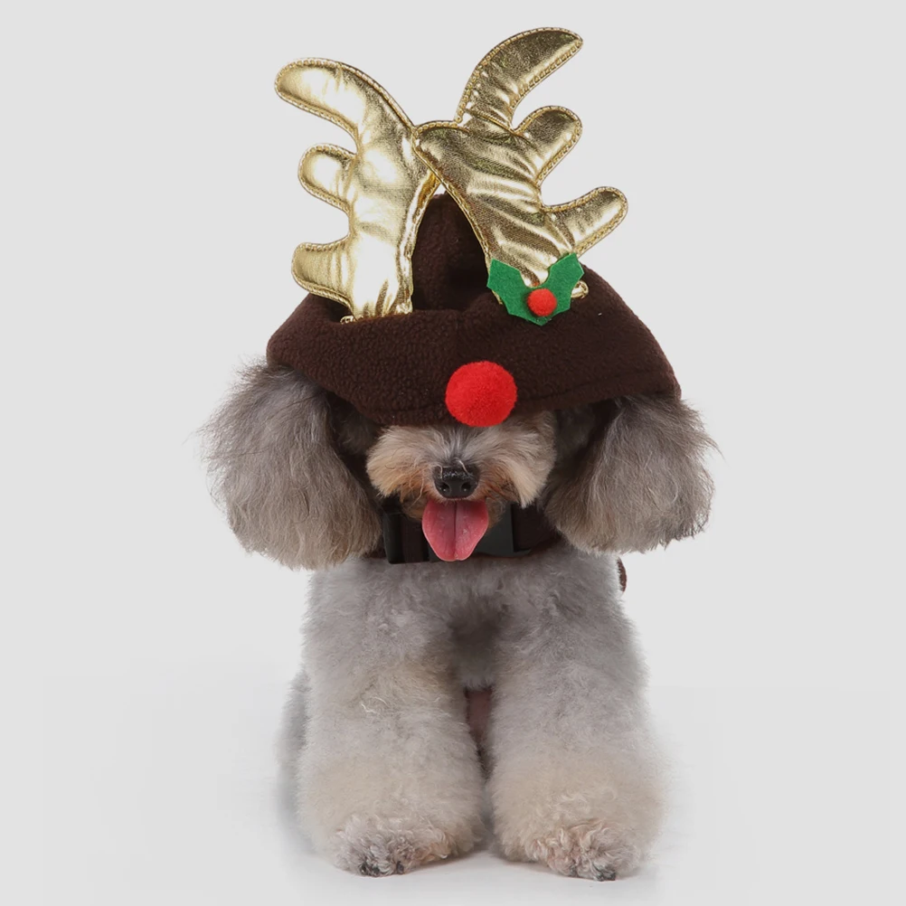 

Christmas Pet Clothes Decorative Dog Clothing Dress Funny Outfits Warm Costume Small Comfortable Puppy