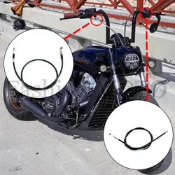 Motorcycle Accessorie Weaving Steel Wires Brake oil pipe cable Clutch Cable For indian scouts bobber Sixty