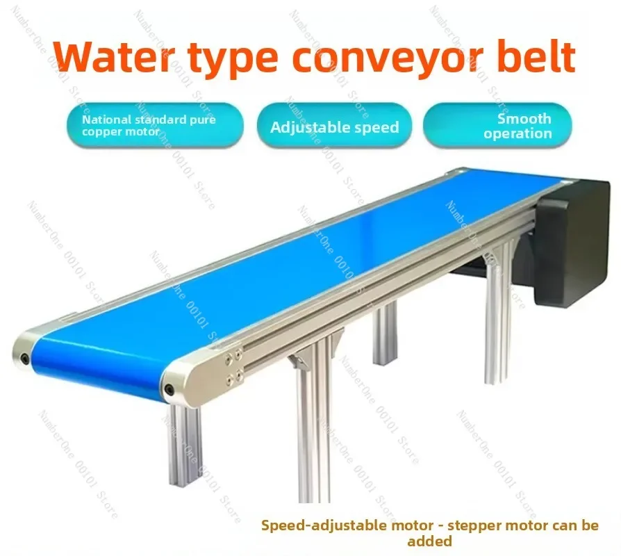 Small Conveyor | Aluminum Profile Desktop Conveyor Belt for Food & Assembly Line Transport