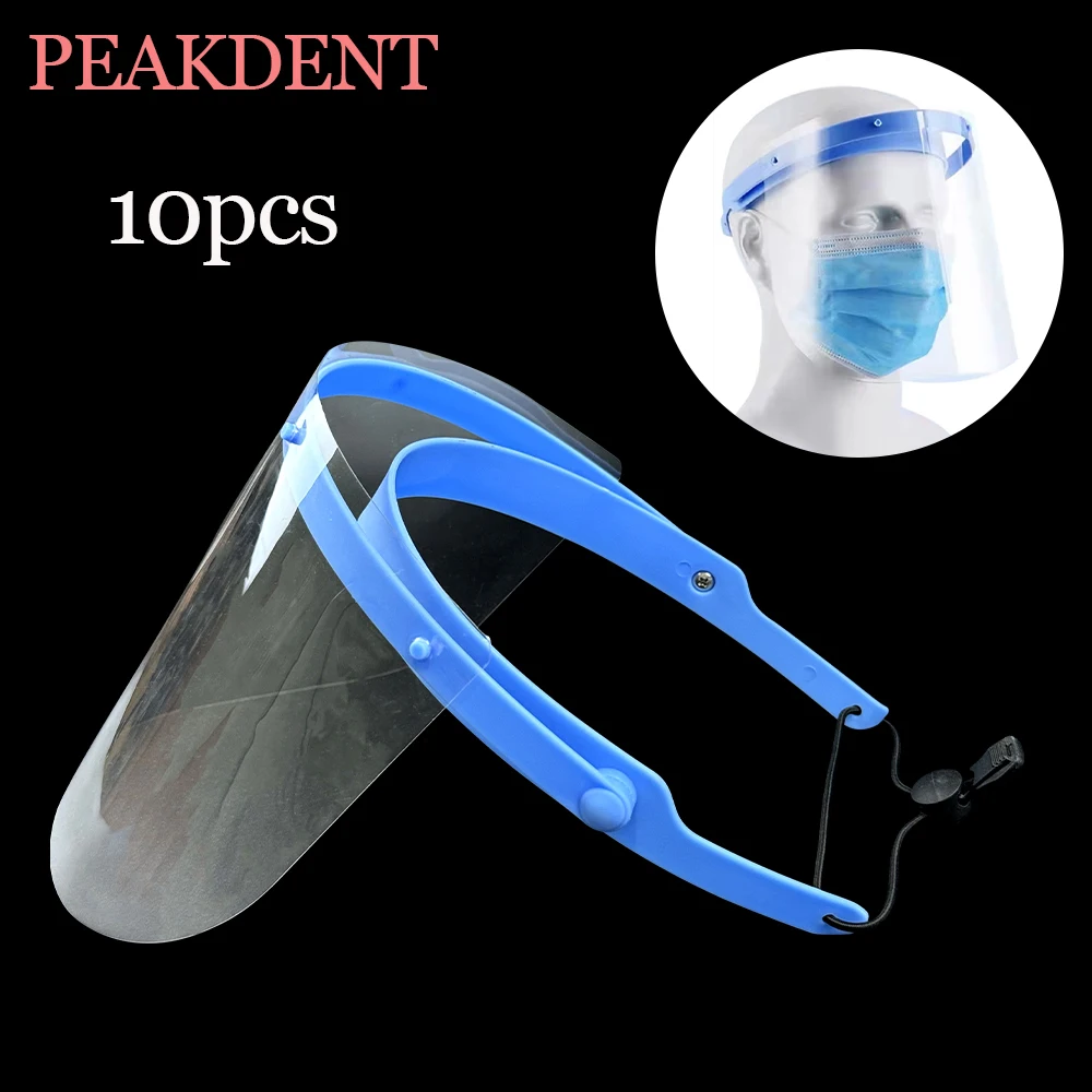 

Стоматологическая защитная маска для лица, стоматологическая маска для лица с 10 шт., съемная маска для лица, противотуманная пылезащитная сменная крышка, стоматологические инструменты