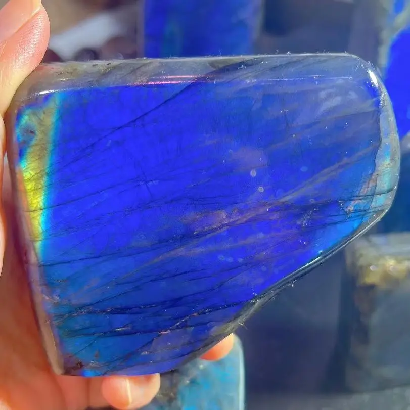 

Качественный натуральный кристалл, сверхпрочный синий лунный камень, необработанный зеркальный полированный кварц, лабрадорит, декоративный камень ручной работы