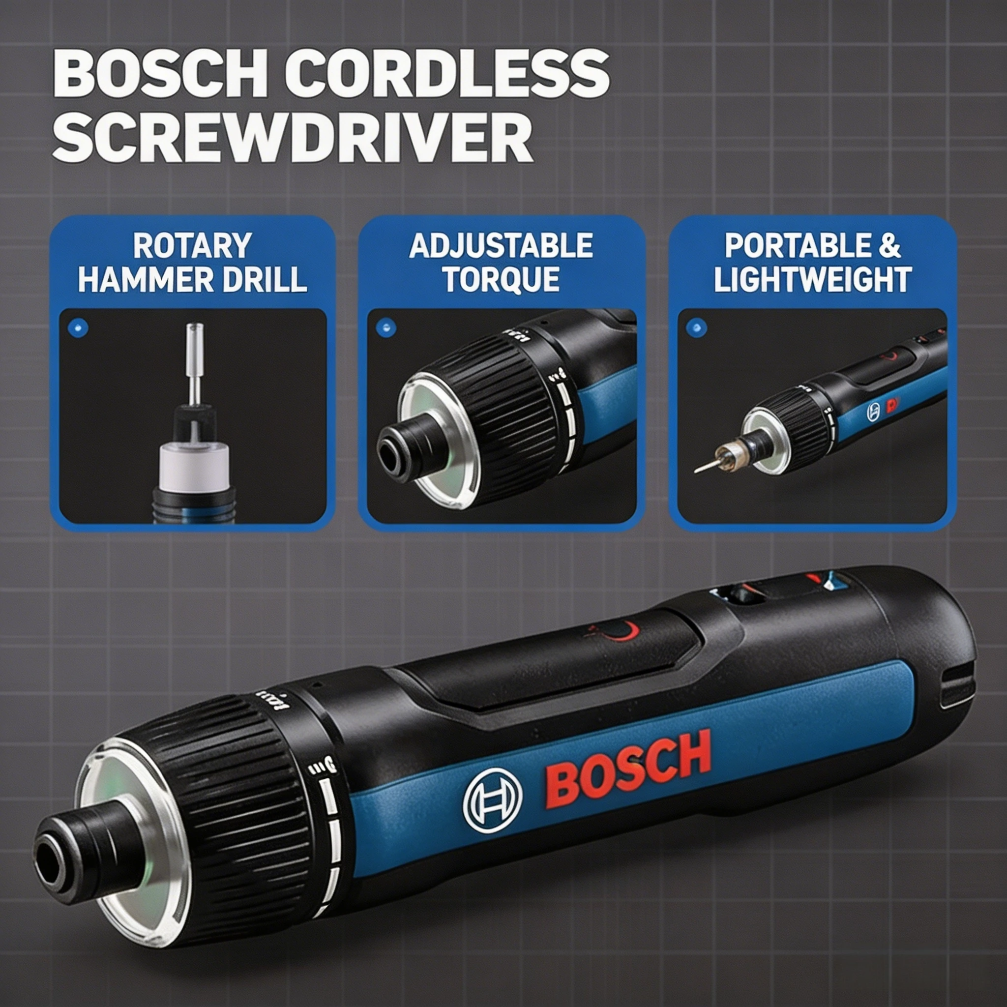 مفك براغي لاسلكي بوش GO 3 بقوة - مراجعة Cordless Drill Driver وسعره