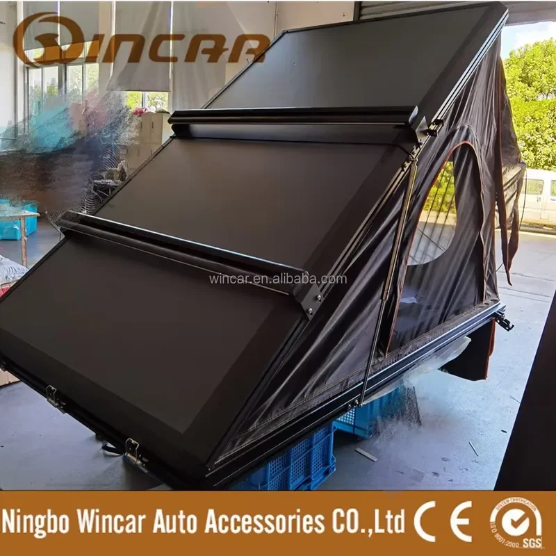Aluminum Hard Shell Rooftop Tent for Car with Roof Rack