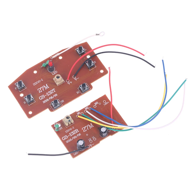 6CH 2.4G zdalnego sterowania wysokiej jakości 27MHz obwód PCB płyta nadajnik-odbiornik DIY do sterowania pilot samochodowy RC części do zabawek nowa