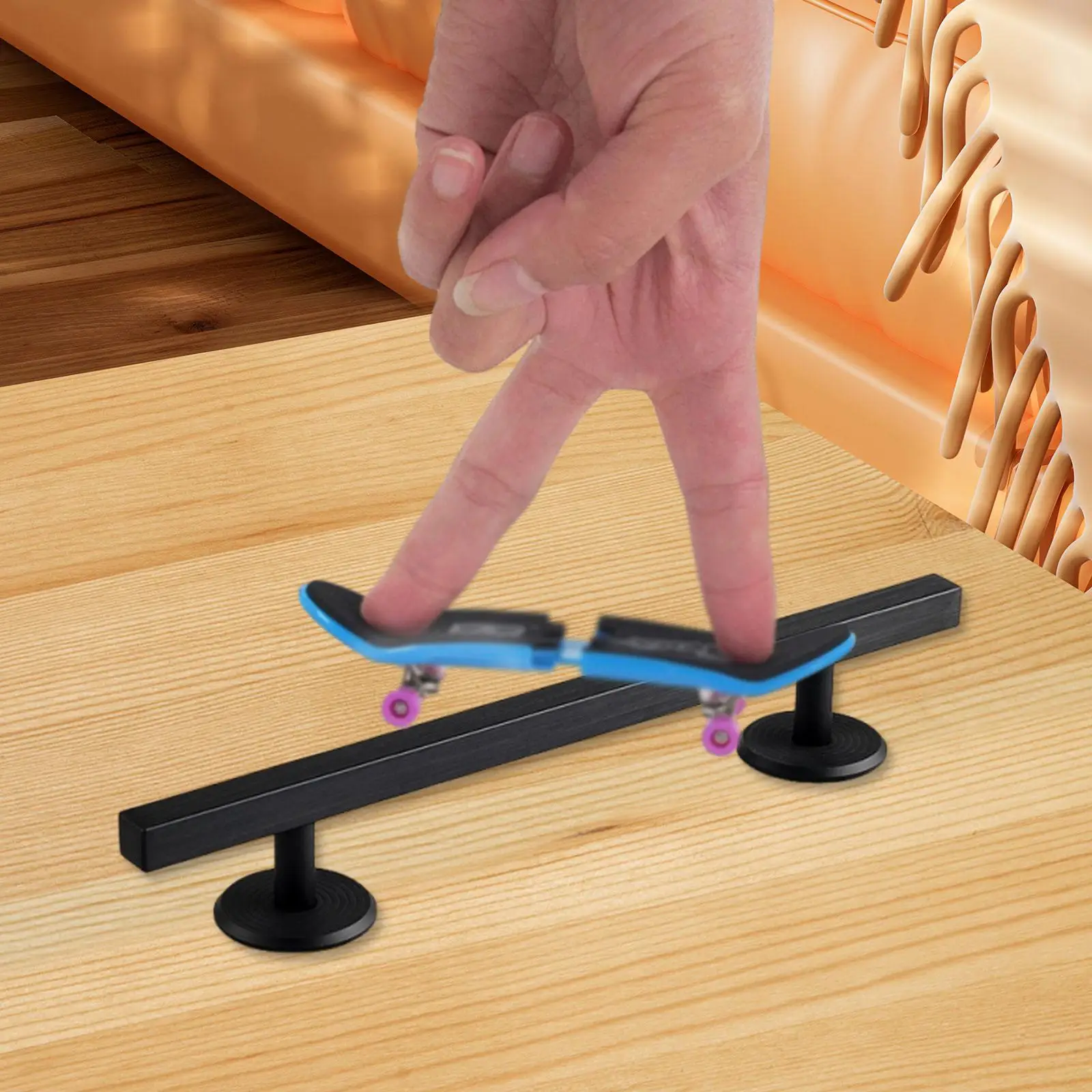 ألواح الأصابع للسكك الحديدية متعددة الاستخدامات للحفلات من سبائك الألومنيوم للتدريب على ألواح الأصابع