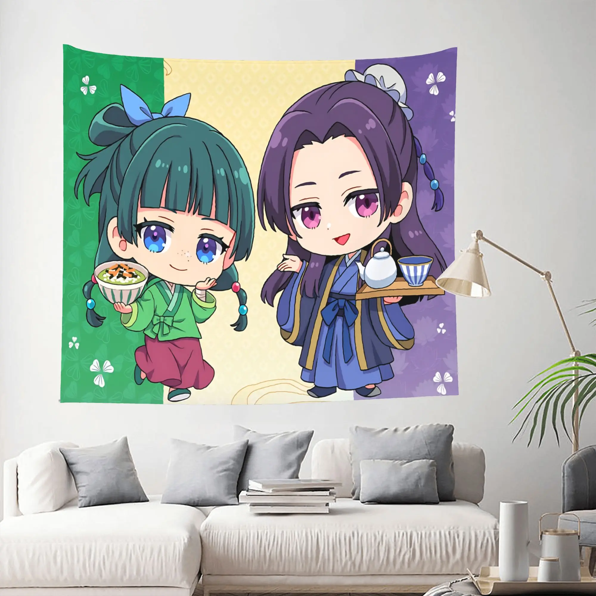 Customized The Apothecary MAOMAO cutecore Tapestry Bedroom Decoration  Wall Hanging Blanket Tapestry Cool Stuff For Room