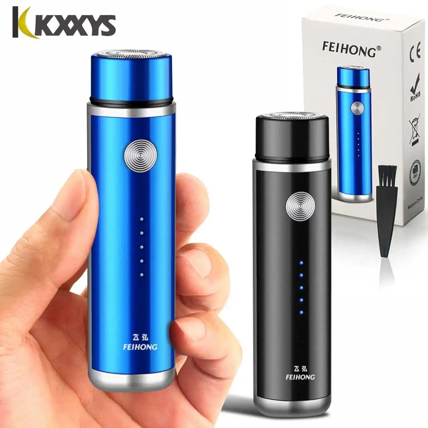 

Mini Electric Shaver for Men Washable Small Portable Razor Rechargeable USB Car Charging Dry Wet Use Easy Carry