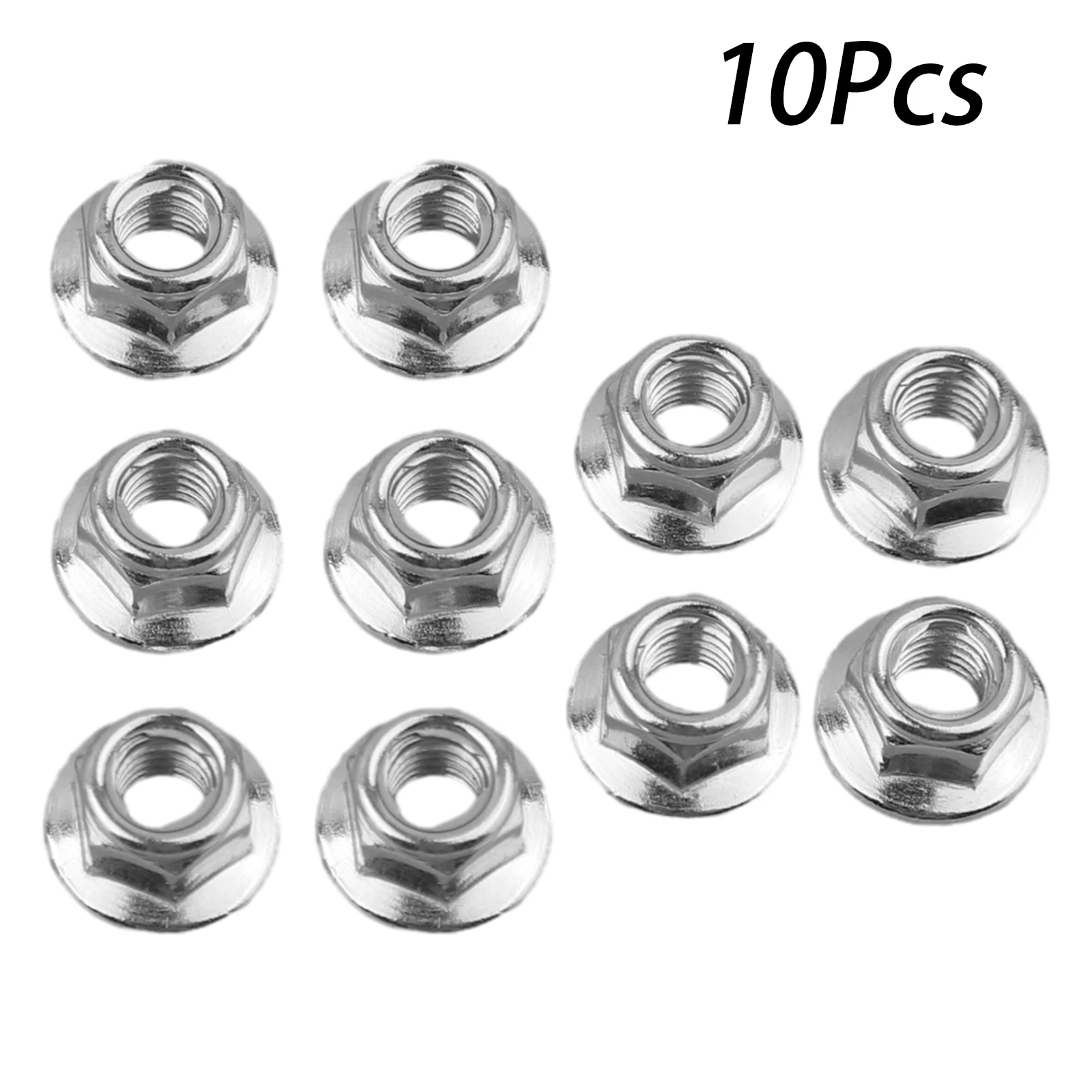 

10PCS Protective Gasket Nut Lawn Mower Stainless Steel Cap Nuts M5 For Electric Cordless Grass Trimmer Tool Parts