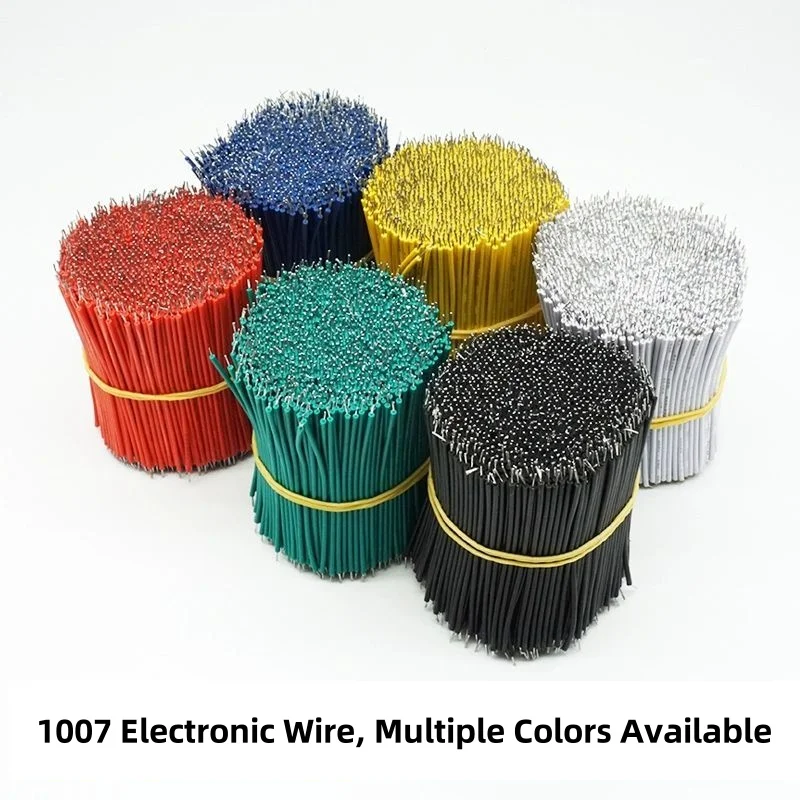 120 pz/set 24AWG Tagliere Stagnato PCB Fili di Saldatura, 24AWG 10 cm Ponticelli (Conduttori Stagnati), 1007-24AWG Fili Connettori