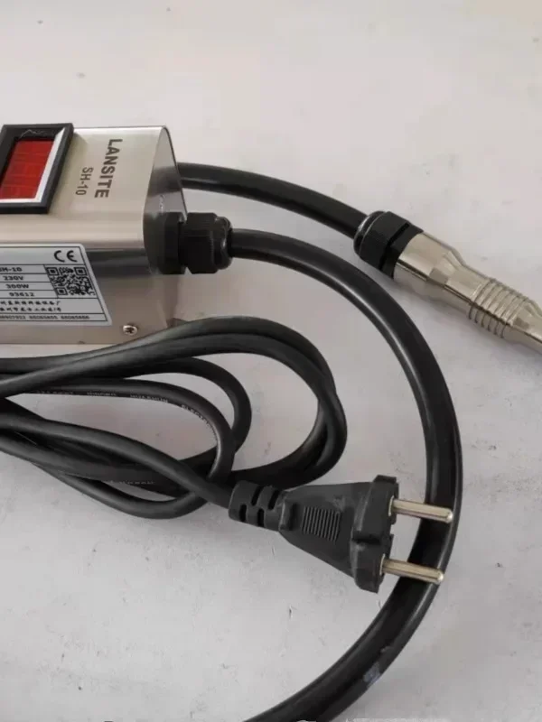 Mini industrial hot air blower SH-10 with built-in temperature probe for small space heating hot air gun