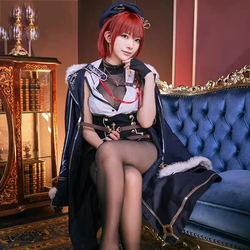 

Houshou Marine Cosplay Costume Vtuber Yutuber Cosplay Women Sexy Party Dress Suit Halloween Carnival Uniform Custom Made