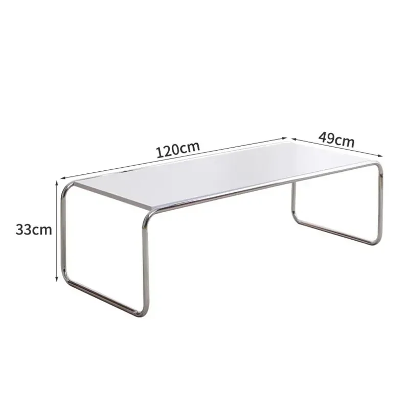 

Stainless Steel Simplicity Coffee Table Modern Design Metal Unique Coffee Table Advanced Sense Nordic Home Furniture